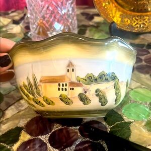 Dolce Vita S&F studio microwave dishwasher safe bowl 6” across 3.5” tall